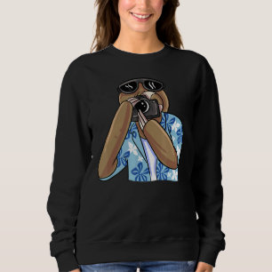 Sloth Photographer Cameraman Sweatshirt