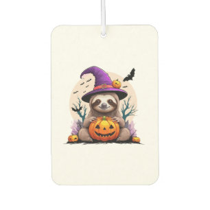 Sloth Pink Hat Halloween Car Air Freshener