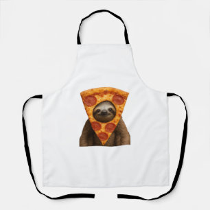 Sloth pizza funny weird prank meme cute happy chri apron