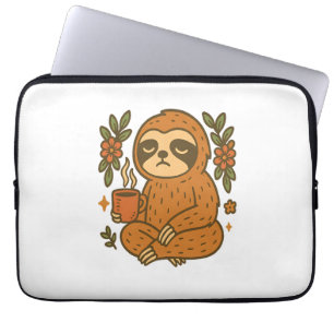 Sloth Playing Guitar Laptop Sleeve