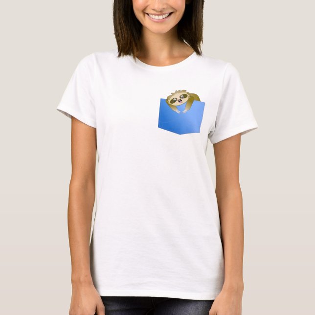 Sloth Pocket Pal Women's Shirt (Front)