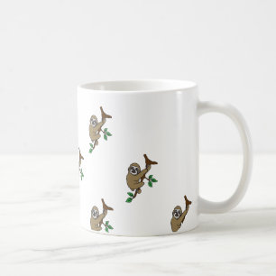 Sloth Print Mug