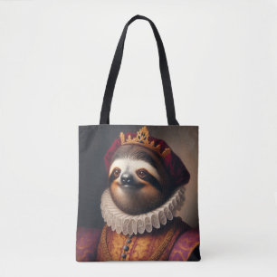 Sloth Renaissance King Tote Bag