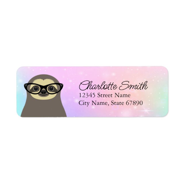 Sloth Return Address Labels (Front)