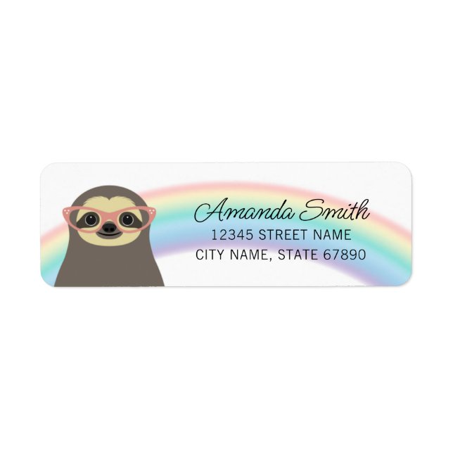 Sloth Return Address Labels (Front)