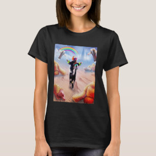 Sloth Riding Alpaca With Chicken Nuggets And Cola T-Shirt