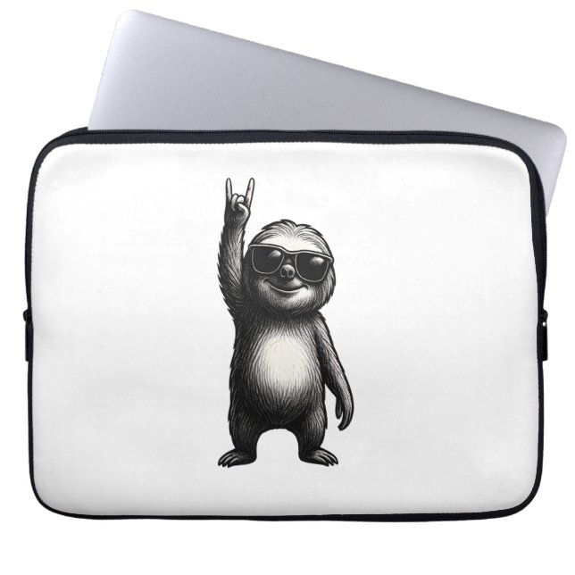 Sloth Rocking Dance Laptop Sleeve (Front)