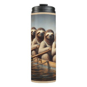 Sloth Rowing Team Thermal Tumbler