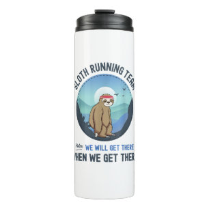 Sloth Running Shirt T-Shirt Thermal Tumbler