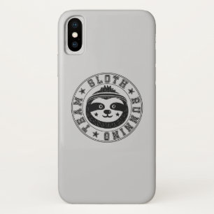 Sloth Running Team iPhone X Case