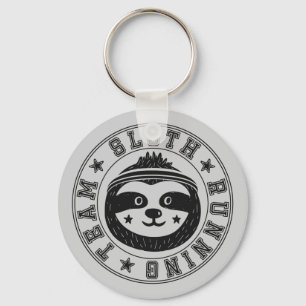 Sloth Running Team Key Ring