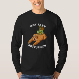 Sloth Running Team Slow Runner Not Fast Not Furiou T-Shirt