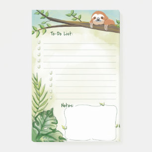 Sloth’s To-Do List Post-it Notes