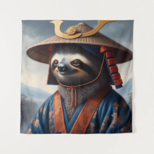 Sloth Samurai Tapestry