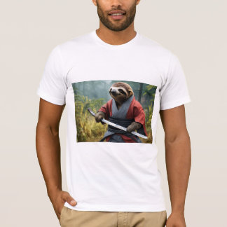 Sloth Samurai: The Battle Awaits T-Shirt