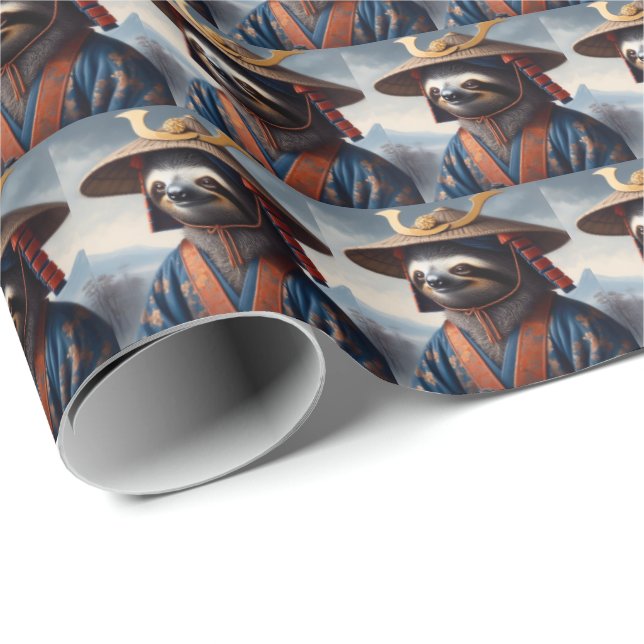 Sloth Samurai Wrapping Paper (Roll Corner)