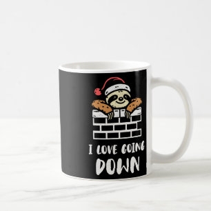 Sloth Santa Funny Christmas Sloth Lover Humour Xma Coffee Mug