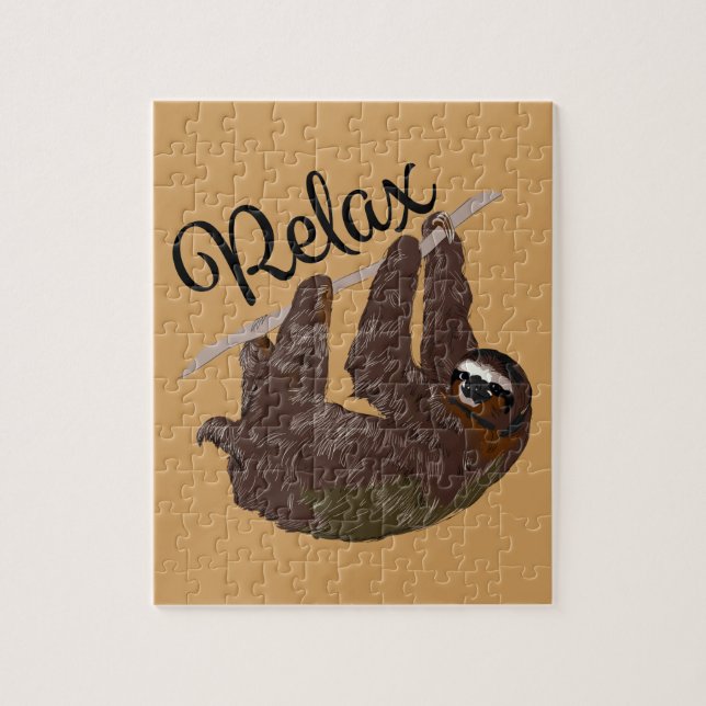 Sloth Says Jigsaw Puzzle (Vertical)