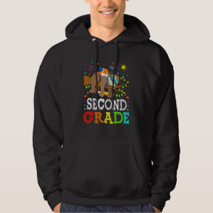 Sloth Second Grade Squad First Day Of School Kid Hoodie