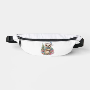 Sloth Shirt Safari Christmas Santa Bum Bags