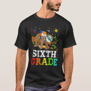 Sloth Sixth Grade Squad First Day Of School Kid T-Shirt