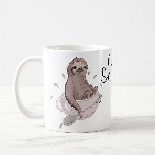 Sloth Sloffee Coffee Mug (Left)