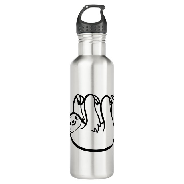 sloth - Sloth funny 710 Ml Water Bottle (Front)
