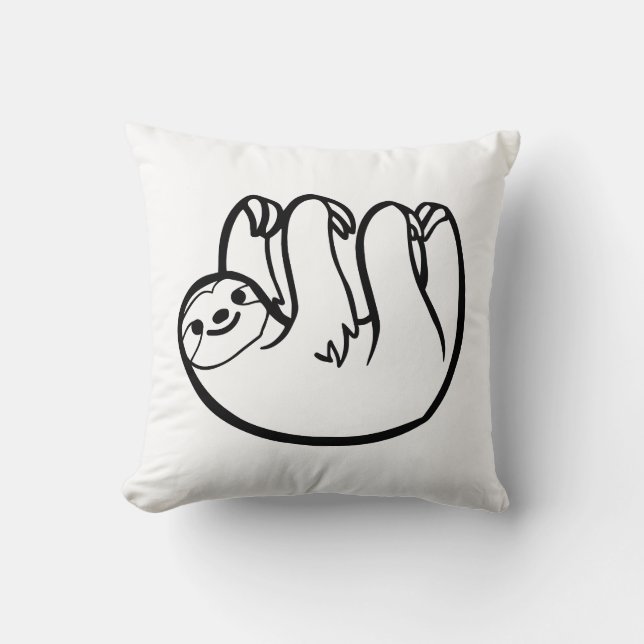 sloth - Sloth funny Cushion (Front)