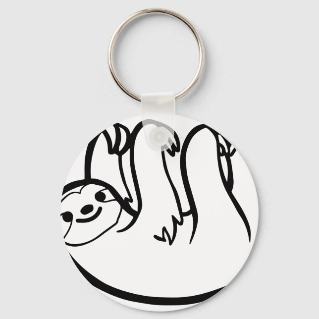 sloth - Sloth funny Key Ring (Front)