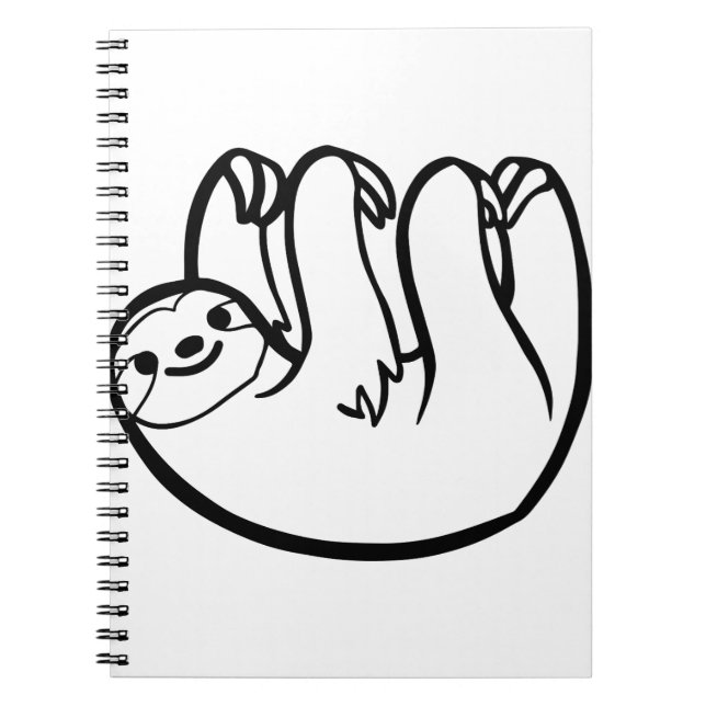 sloth - Sloth funny Notebook (Front)