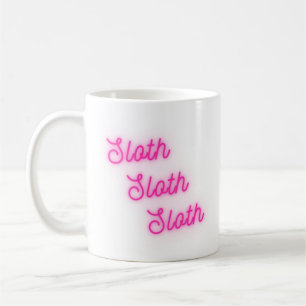 SLOTH SLOTH SLOTH COFFEE MUG