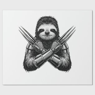 Sloth Slotherine Halloween Wrapping Paper