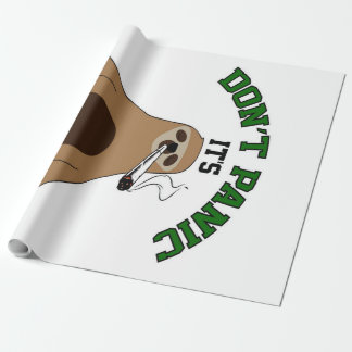 Sloth Smoking Weed Sloth Wrapping Paper