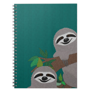 Sloth Spiral Notebook