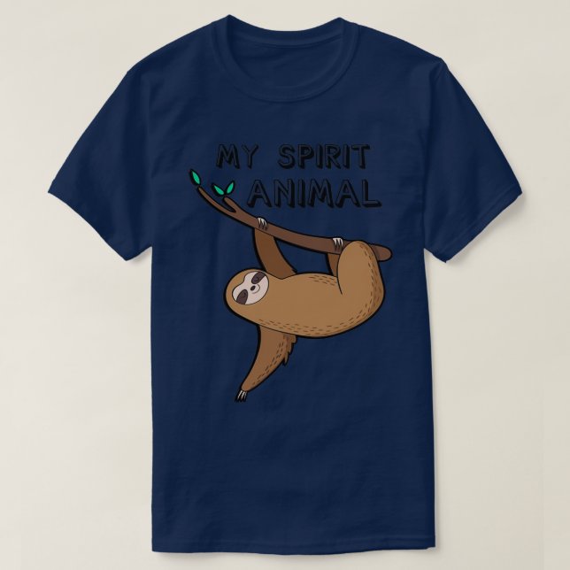 Sloth Spirit Animal Shirt Essential (Design Front)