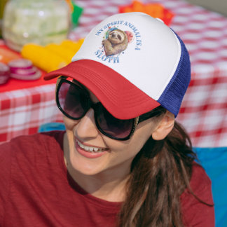 Sloth Spirit Animal Sloth-Lover Trucker Hat