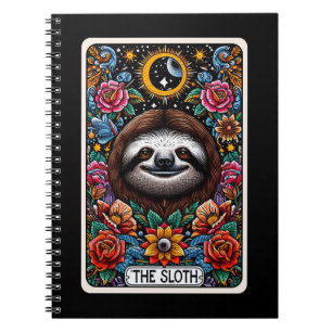 Sloth Spirit Tarot Card Notebook