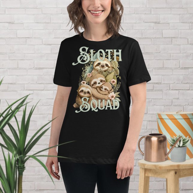 Sloth squad, adorable sloth T-Shirt (Creator Uploaded)