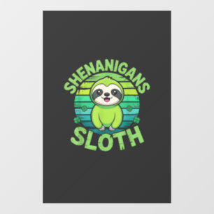 Sloth St Patricks Day Sloth Shenanigans Cute Anima
