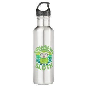 Sloth St Patricks Day Sloth Shenanigans Cute Anima 710 Ml Water Bottle