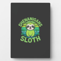 Sloth St Patricks Day Sloth Shenanigans Cute Anima
