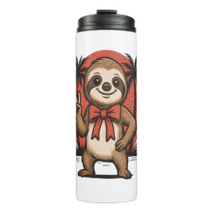 Sloth Summer Vibes (2) Thermal Tumbler