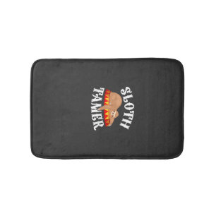 Sloth Tamer Circus Carnival Costume Lazy Sloths T- Bath Mat