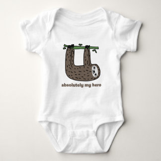 Sloth the Hero Baby Bodysuit