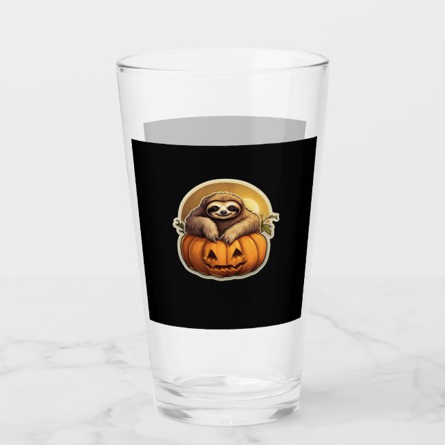 Sloth themed halloween Classic T-Shirt_1 Glass (Front)