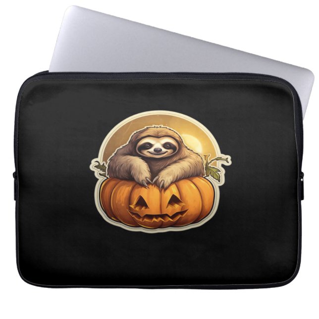 Sloth themed halloween Classic T-Shirt_1 Laptop Sleeve (Front)