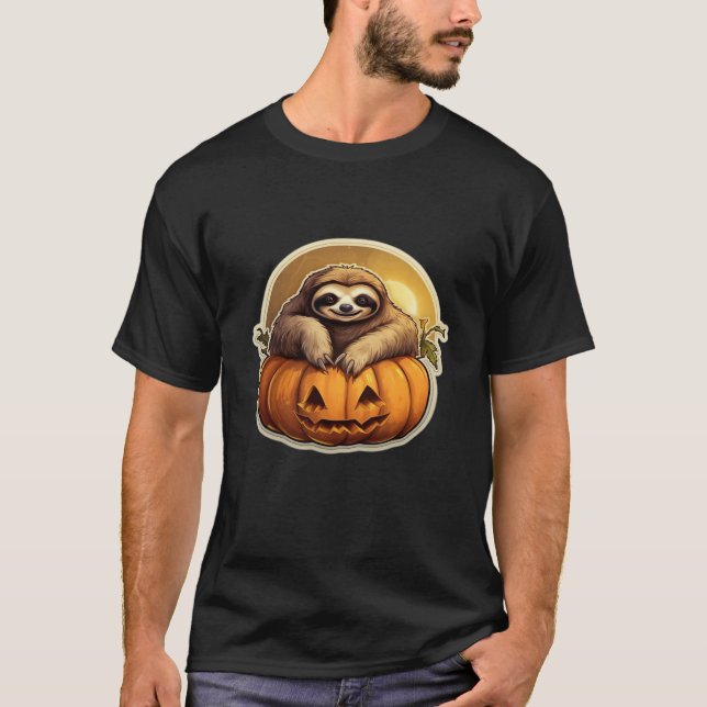 Sloth themed halloween Classic T-Shirt_1 T-Shirt (Front)