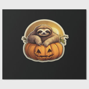 Sloth themed halloween Classic T-Shirt_1 Wrapping Paper