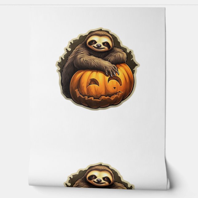 Sloth themed halloween Classic T-Shirt Wallpaper (Unrolling)