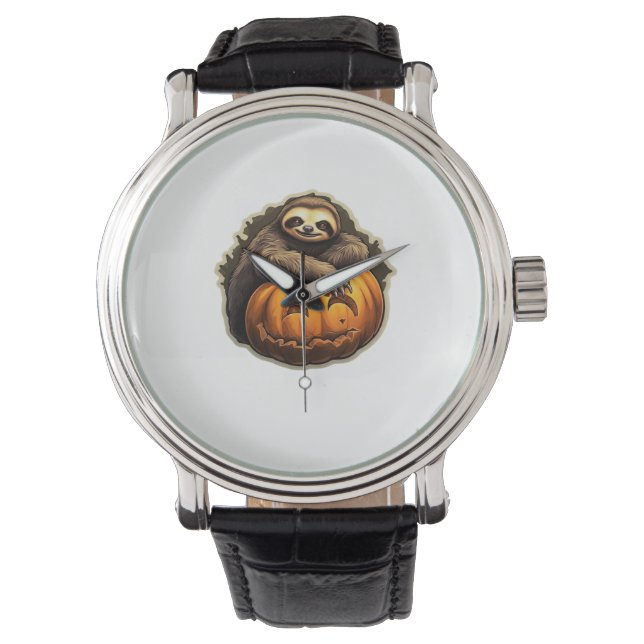 Sloth themed halloween Classic T-Shirt Watch (Front)
